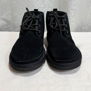 UGG Neumel Chukka Boots Women 9 Black Suede Lace Up 1094269 Comfort